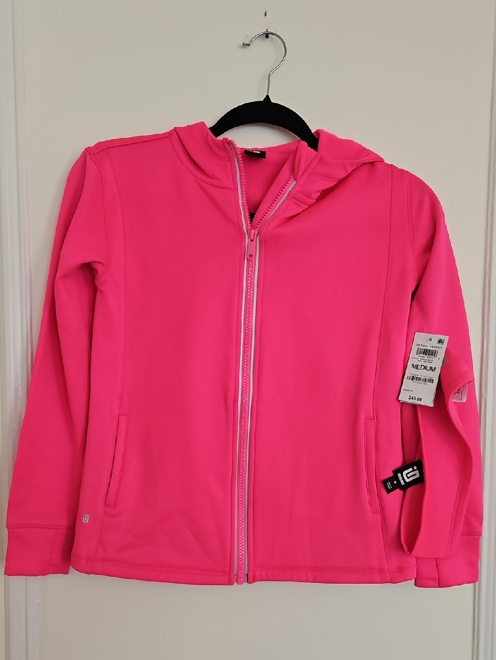 Ideology Lightweight Pink Huddy With Matching Headband Size M